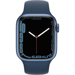 Apple Watch (Series 7) 2021 GPS + Cellular 45 mm - Alluminio Blu - Cinturino Sport Blu
