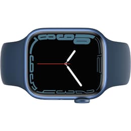Apple Watch (Series 7) 2021 GPS + Cellular 45 mm - Alluminio Blu - Cinturino Sport Blu