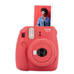 Fotocamera Bridge compatta Instax Mini 9 - Rosso + Fujifilm Instax Lens 60mm f/12.7 f/12.7