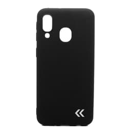 Cover Galaxy A40 e shermo protettivo - Plastica - Nero