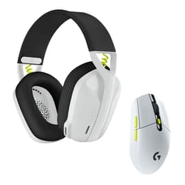 Cuffie riduzione del rumore gaming wireless con microfono Logitech G305 - Bianco