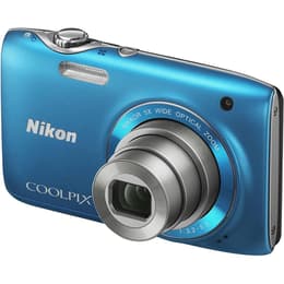 Macchina fotografica compatta CoolPix S3100 - Blu + Nikon Nikkor 5X Wide Optical Zoom 26-130mm f/3.2-6.5 f/3.2-6.5