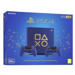 PlayStation 4 Slim 500GB - Blu - Edizione limitata Days of Play Blue