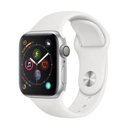 Apple Watch (Series 4) 2018 GPS + Cellular 40 mm - Alluminio Alluminio - Sport Bianco