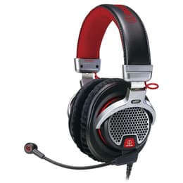 Cuffie riduzione del Rumore gaming wired con microfono Audio-Technica ATH-PDG1 - Nero/Rosso