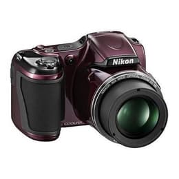 Fotocamera Bridge compatta Coolpix L820 - Violetto + Nikon Nikon Nikkor Wide Optical Zoom 23-675 mm f/3.0-5.8 ED VR f/3-5.8