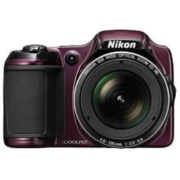 Fotocamera Bridge compatta Coolpix L820 - Viola + Nikon Nikon Nikkor Wide Optical Zoom 23-675 mm f/3.0-5.8 ED VR f/3-5.8