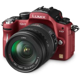 Lumix DMC-GH1 - Rosso + Panasonic Lumix G Vario 14-42mm f/3.5-5.6 f/3.5-5.6