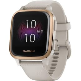 Smart Watch Cardio­frequenzimetro GPS Garmin Venu Sq Music Edition - Oro rosa