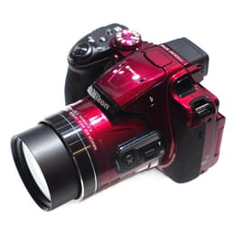 Fotocamera Bridge compatta CoolPix B700 - Rosso + Nikon Nikkor 60X wide Optical zoom ED VR 4.3-258mm f/3.3-6.5 f/3.3-6.5