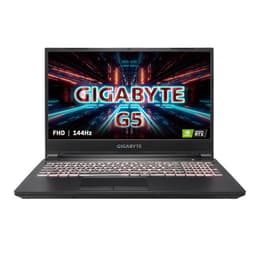Gigabyte G5 KC AX200NGW 15" Core i5 2.5 GHz - SSD 512 GB - 16GB - NVIDIA GeForce RTX 3060 AZERTY - Belga