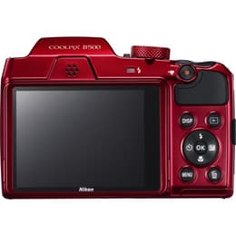 Fotocamera Bridge compatta Coolpix B500 - Rosso + Nikon Nikkor 40X Wide Optical Zoom ED VR 4.0-160mm f/1:3-6.5 f/3–6.5