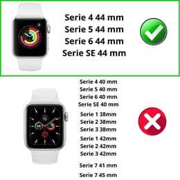 Cover Apple Watch Series SE - 44 mm - Plastica - Trasparente