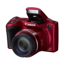 Macchina fotografica compatta PowerShot SX400 IS - Rosso + Canon 30x Zoom Lens 24-720mm f/3.4-5.8 f/3.4-5.8