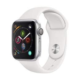 Apple Watch (Series 4) 2018 GPS 40 mm - Alluminio Argento - Sport Bianco