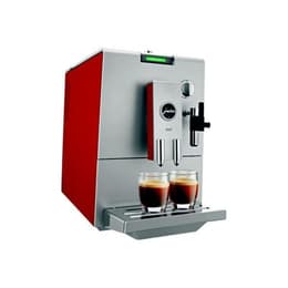 Caffettiera con macinacaffè Jura ENA 7 L - Argento/Rosso