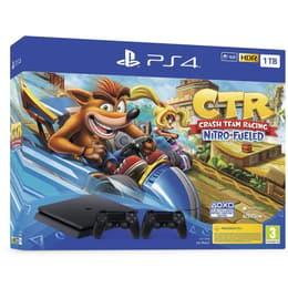 PlayStation 4 Slim 1000GB - Nero + Crash Team Racing Nitro-Fueled
