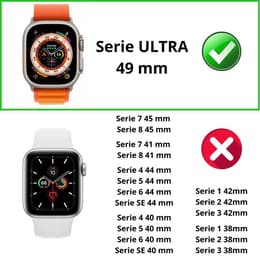 Cover Apple Watch Ultra - 49 mm - Plastica - Trasparente