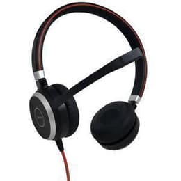 Cuffie riduzione del rumore a filo con microfono Jabra HSC 017 - Nero/Rosso