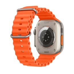 Apple Watch Ultra 2 (2023) GPS + Cellular 49 mm - Titanio Titanio naturale - Cinturino Ocean Arancione