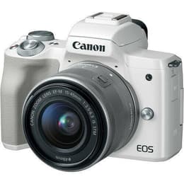 EOS M50 - Bianco + Canon Canon Zoom Lens EF-M 15-45mm f/3.5-6.3 IS STM f/3.5-6.3