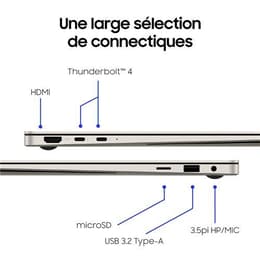 Samsung Galaxy Book3 Pro 14" Core i7 2.2 GHz - SSD 512 GB - 16GB - AZERTY - Francese
