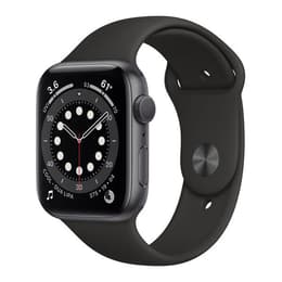 Apple Watch Series 6 () GPS + Cellular 44 mm - Alluminio Grigio Siderale - Cinturino Sport Nero