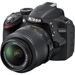 Reflex - Nikon D3200 - Nero +Obbietivo AF-S DX Nikkor 27-84mm f/3.5-5.6G VR II