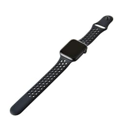 Apple Watch (Series 6) 2020 GPS 44 mm - Alluminio Grigio Siderale - Cinturino Nike Sport Nero/Bianco