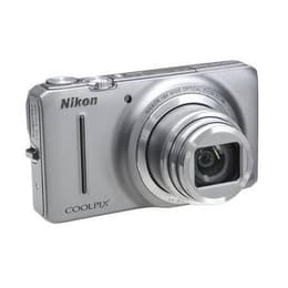 Fotocamera compatta Nikon Coolpix S9200 - Argento