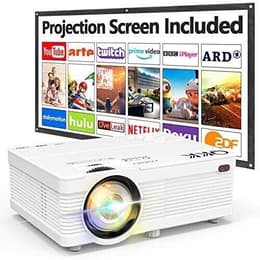Videoproiettori Qkk AK-81 6400 Luminosità Bianco