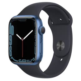 Apple Watch (Series 7) 2021 GPS + Cellular 45 mm - Alluminio Blu - Cinturino Sport Nero