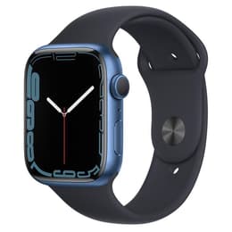 Apple Watch Series 7 (2021) GPS + Cellular 45 mm - Alluminio Blu - Cinturino Sport Nero