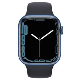 Apple Watch Series 7 (2021) GPS + Cellular 45 mm - Alluminio Blu - Cinturino Sport Nero