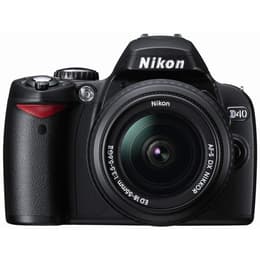 Reflex D40 - Nero + Nikon AF-S DX Nikkor 18-55mm f/3.5-5.6G ED II f/3.5-5.6