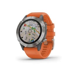 Smart Watch Garmin Cardiofrequenzimetro GPS Fenix 6 Saphire Titane - Grigio