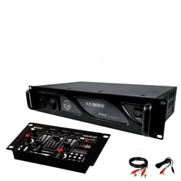 Ibiza Sound Amplificateur sono 2 x 500W MY DEEJAY AX-1000 MyDj + Table de mixage DJ21 4 voies 7 entrées + USB Amplificatori