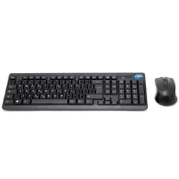 Simpletek Tastiera QWERTY Italiano wireless Mouse + Keyboard with Stickers 1000 DPI 2.4G Nano reciever