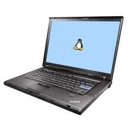 Lenovo ThinkPad T500 15" Core 2 2.2 GHz - SSD 128 GB - 4GB Tastiera Francese