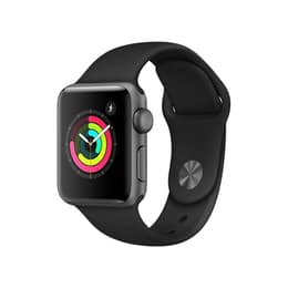 Apple Watch (Series 3) 2017 GPS 38 mm - Alluminio Grigio Siderale - Cinturino Sport Nero