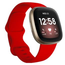 Smart Watch Fitbit Cardio­frequenzimetro GPS Versa 3 - Rosso