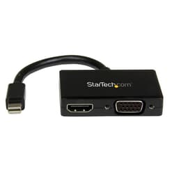 Star Tech Mini DisplayPort to VGA DVI HDMI Adapter MDP2HDVGA Cavo