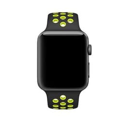 Apple Watch (Series 1) 2016 GPS 42 mm - Alluminio Grigio Siderale - Cinturino Nike Sport Nero/Volt
