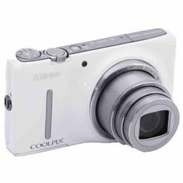 Compatta - Nikon Coolpix S9400 - Bianco + Nikon Nikkor 18X Wide Optical Zoom ED VR 25-450mm f/3.4-6.3