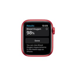 Apple Watch (Series 6) 2020 GPS + Cellular 44 mm - Alluminio Rosso - Cinturino Sport Rosso