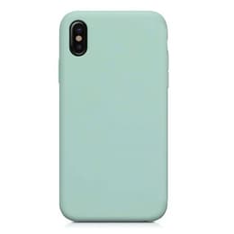 Cover iPhone X/XS - Silicone - Verde
