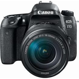 Reflex Camera - Canon EOS 77D + Lens 18-135mm IS USM