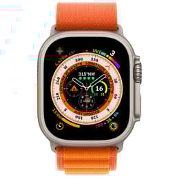 Apple Watch Ultra 2 (2023) GPS + Cellular 49 mm - Titanio Titanio naturale - Alpine loop Arancione