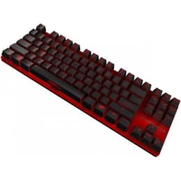 Ozone Tastiera AZERTY Francese retroilluminata Strike Battle (Cherry MX Red)