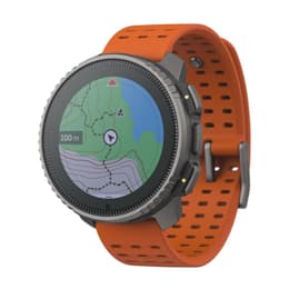 Smart Watch Suunto Cardio­frequenzimetro GPS vertical titanium solar canyon - Arancione
